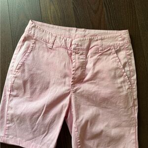 Soft Pink Bermuda Shorts with Chino Fabric